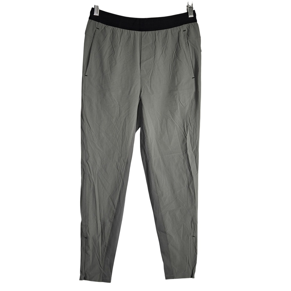 Everlane The Everyone Sweatpant E3 Trousers Gray Tech Lightweight Side Zip Ankle